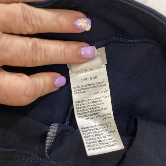 Chicos Classic Travelers Women Pants Size 0.5 US XS Navy Blue Pull On Basics - Picture 5 of 6